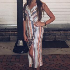 Striped Maxi Dress